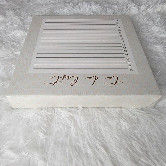 Oliver Gal To Do List Gold Fashion Wall Art Louis Vuitton Monogram Print Canvas - Picture 9 of 15